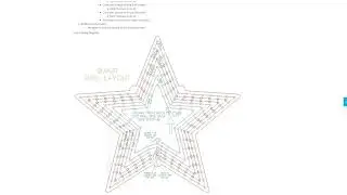 Установка HolidayCoro 6 Row Concentric Star 123-36 в xLights