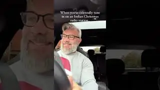 When you turn on the Indian station 😂 #viral #shorts #india #christmas #music