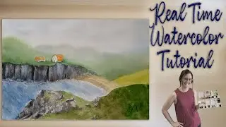 How to Paint and Irish Beach Inlet in Watercolor