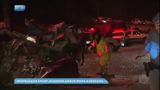 Acidente grave mata quatro pessoas da mesma fam&iacute;lia na Grande S&atilde;o Paulo
