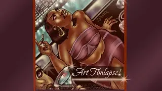 DIGITAL PAINTING TIMELAPSE| IBIS PAINTX|-💎Shining Diamonds&cent;$💎