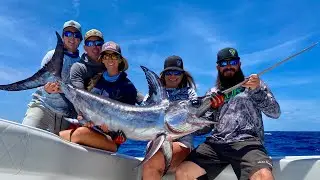 DEEP SEA SWORDFISH with BLUEGABE! Catch and Cook!