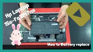 How to battery replacement Hp Laptop 15s-fq1047ns  disassembly