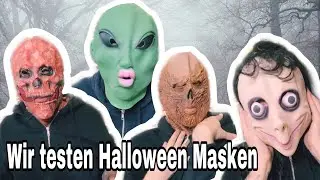 Wir testen Halloween Masken von Amazon!