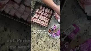 Рецепт маленьких копчёных чипсов в беконе с коричневым сахаром | Простая закуска | День игры | За...