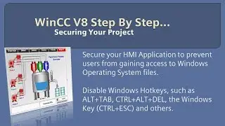 WinCC v8.0 Шаг за шагом 24: Защитите свой проект WinCC Runtime и включите автозапуск 🔒👮‍♂️ #wincc...