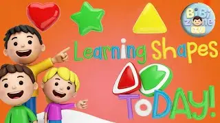Learn Shapes with Sam 🟡🔺 | Fun 3D Kids Animation!