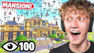 I Got 100 Players To Land At LONEWOLF LAIR In Fortnite! (he cheated?)
