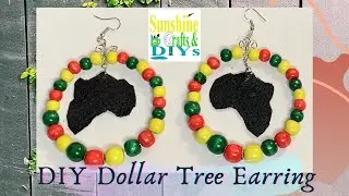 DIY Dollar Tree Earring - How to make a custom Earring under $10