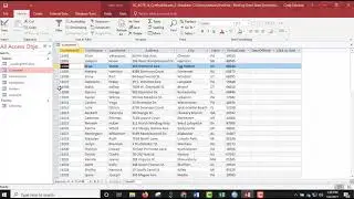 Access 2019 Cengage/SAM Module 1 Project 1A