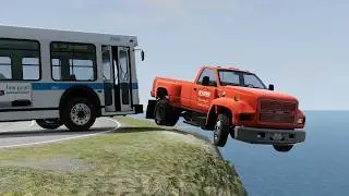 Epic Cars vs Cliff Roads Crashes #6 &ndash; BeamNG.drive | Modern BeamNG
