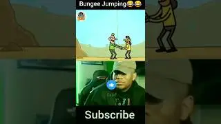 The Bungee Jumping 😂 😂 #shortfeed #funny #comedy #comedyvideo #bunjeejumping