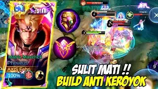 PHOVEUS SULIT MATI!! BUILD PHOVEUS ANTI KEROYOK🔥 TOP GLOBAL PHOVEUS REVAMP GAMEPLAY