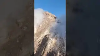 kawah Gunung Merapi via Drone #gunungmerapi