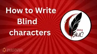 Dos & Don&rsquo;ts of Writing for a Blind Character