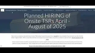 Automation Anytime Hiring Schedule for 2025