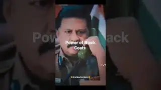 Power of Black Coats #lawyer #advocate