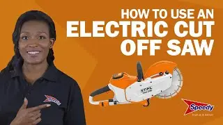How to use an electric cut-off saw - correctly and safely | Speedy Services