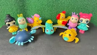 5 Minutes ASMR of Moving Toys 🐔🐣🐹 Unicorn, Bee, Duck, Parrot, & Crab | No Talking