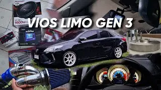 VIOS LIMO GEN 3 FACELIFT THAI!! // Pasang Aksesoris & Audio Pioneer!!