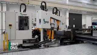 Drill/Saw with Articulating Spindle Design for Automatic Steel Fabrication