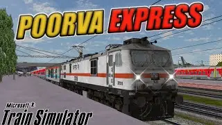 LIVE 🔴 MSTS || WAP7 LEADING 12303 POORVA EXPRESS JOURNEY IN MSTS ||