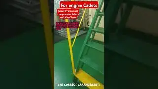 Security Vs. Safety #seafarer #enginecadet #seaman #marineengineer #shorts #shortsvideo #engine