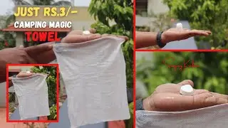 3 Rupees Magic Towel !! Pops Up When Water is Added | My Mom's Reaction | Sanjay Kirshna