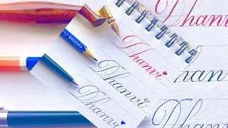 Cursive writing name ❤️Dhanvi❤️ in calligraphy ​​​​@calligraphy65 