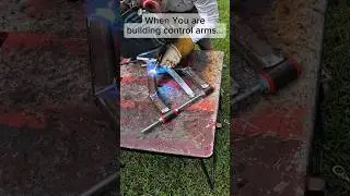 DIY Extended Upper Control Arm FAB #prerunner #automobile #toyotatundra #project #offroad #toyota