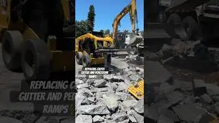 Street demolition 🚧 The best job !!! #construction