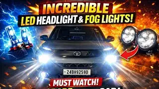 INSANE LED Headlight & Fog Light Upgrade 🔥 | Night Driving Test