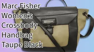 Marc Fisher Crossbody Review | Taupe & Black Everyday Bag | Lightweight Designer-Style Handbag