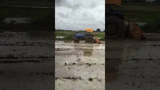 GOOD YEAR high lug tyre | puddling special tractor tyre performance in mud|@arindaamganguly