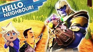 MY NEIGHBOR IS THANOS!!! | Chipmunk Plays Hello Neighbor Mods