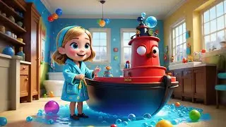 Two Toy Boats Sail the Bath | Fun Kids Song | Nursery Rhymes and Baby Songs