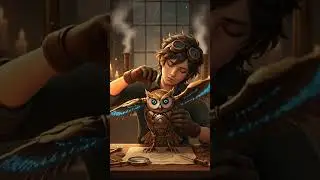 Steampunk Owl Repair Cinematic Video #asmr #machine #relaxing