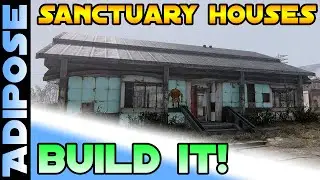 Sanctuary Houses - Barn Roof, Walls, Doors & Floors - BUILD IT! #12 Fallout 4