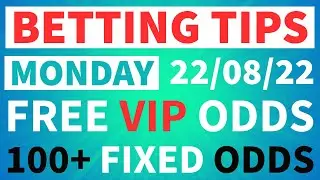100% Fixed Betting Tips Today | Monday 22 August 2022 | All Fixed Matches | Make Money Fast #2