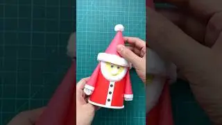 Santa Claus Craft | Paper Cup Santa Claus | Christmas Craft | How To Make Santa Claus | Xmas Papa
