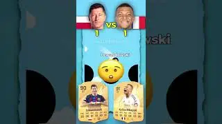 Lewandowski 90 VS Mbappe 91🥶⚽