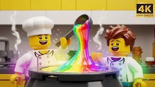 The Forbidden LEGO Soup Making Rainbow Liquid 🌈🍲
