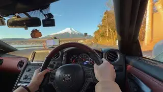 Dawn Drive in a GTR R35｜First-Person View, Mt. Fuji ｜Nissan GTR R35第一人稱清晨駕駛｜山中湖 &times; 富士山 