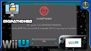 Error al Instalar o Iniciar Juegos en Nintendo Wii u l Agrega los Sigpatches l Aroma o Tiramisu