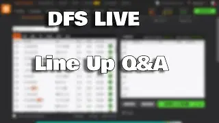 NFL DFS Week 9 Last Look Live Questions| Draft Kings