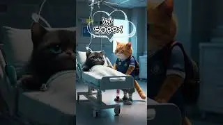 Kitten's Ultimate Sacrifice 😿❤️: Cat Tale of Forgiveness #cat #kitten #catstory #cuteanimals
