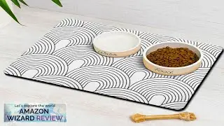 Dog Food Mats for Floors Absorbent Pet Cat Food Mat Quick Review