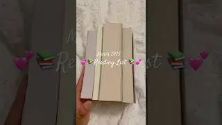 March 2025 reading list! Let&rsquo;s share book recommendations 💕 #booktuber #books #booktok #bookish