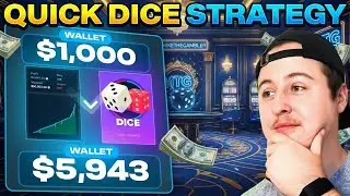 The Ultimate DICE Strategy That Makes $25 Per Hour (Tested Live) | PRO STRATEGY