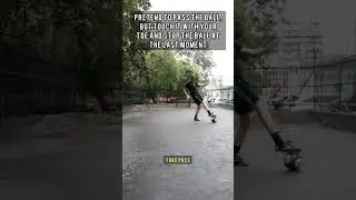 Fake Pass-Heel To Ball Roll Tutorial #fyp #viral #football #fut #trend #footballskills #soccer